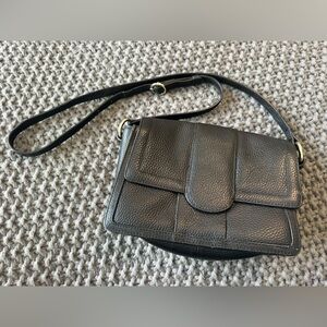 Black leather Emmeline purse from Corder London